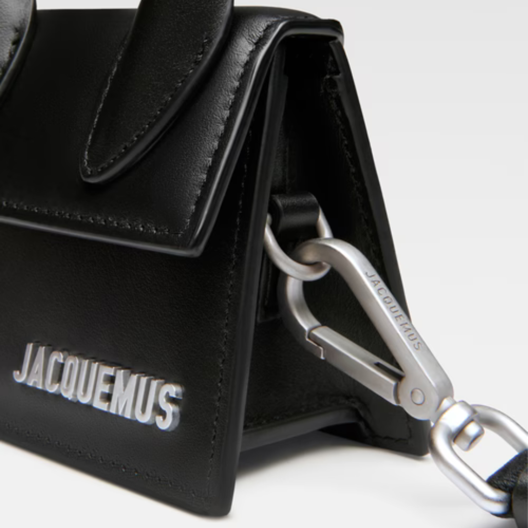 Le Chiquito Homme Bag in Black Handbags JACQUEMUS - LOLAMIR