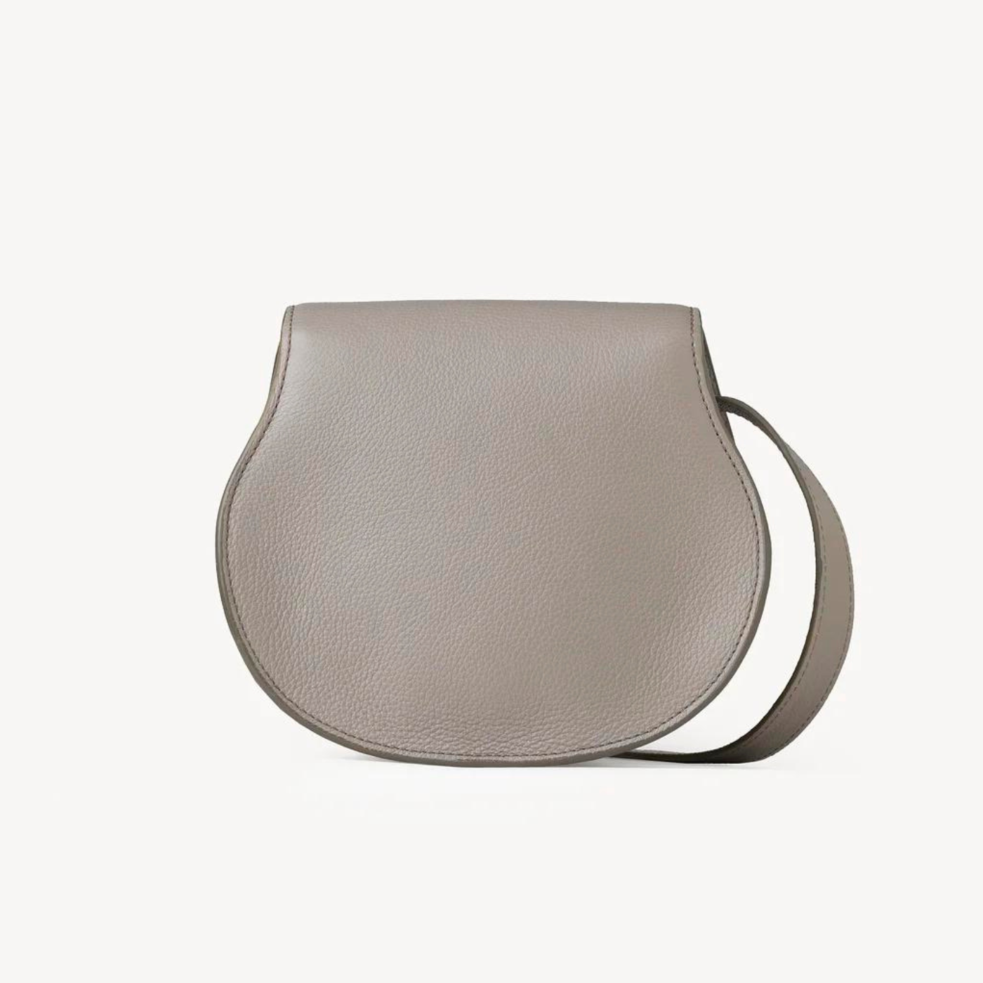 Marcie Small Saddle Bag in Cashmere Grey Handbags CHLOE - LOLAMIR