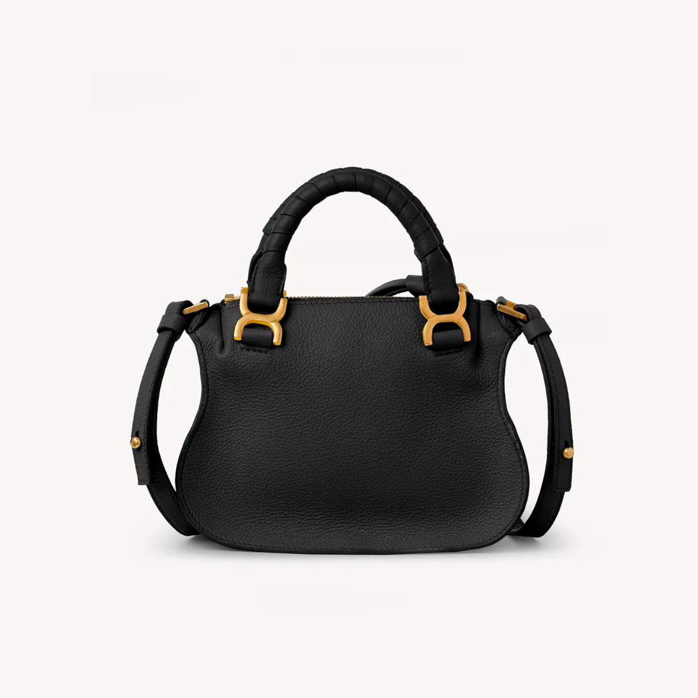 Marcie Mini Double Carry Bag in Black Handbags CHLOE - LOLAMIR