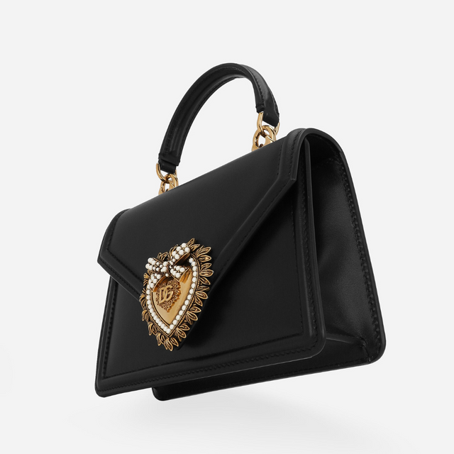 Devotion Small Top Handle Bag in Black Handbags DOLCE & GABBANA - LOLAMIR