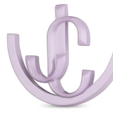 JC Monogram Hoop Earrings