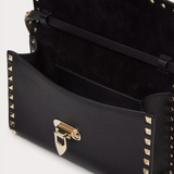 Rockstud Small Crossbody Bag in Black Handbags VALENTINO - LOLAMIR