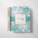 Light Marigolds | Weekly Spiral Planner |  Custom Start Month |Teal