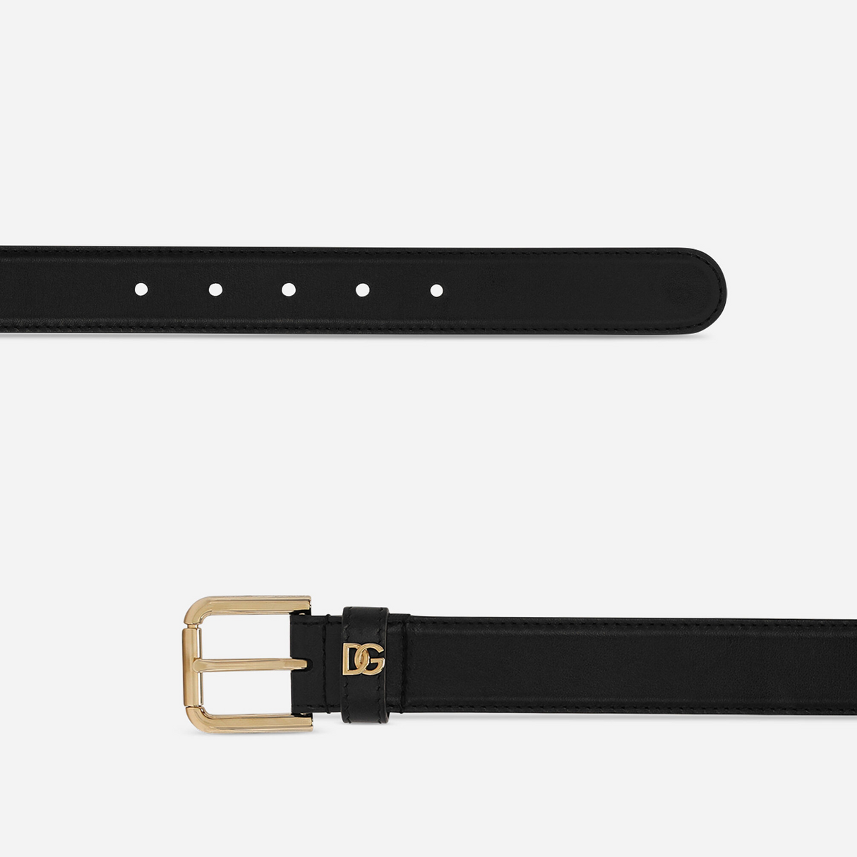 DG Logo Belt in Black