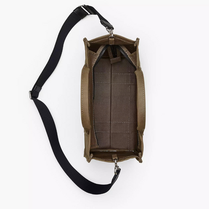 The Canvas Medium Tote Bag in Slate Green Handbags MARC JACOBS - LOLAMIR