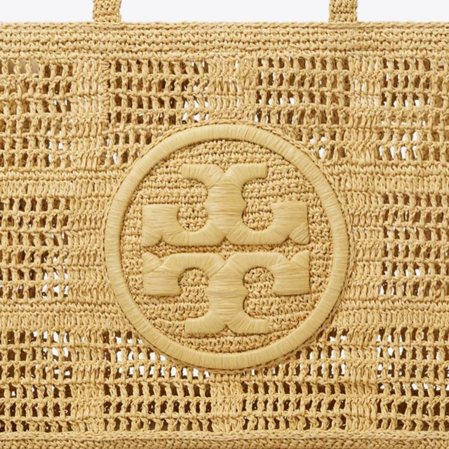 Ella Crochet Large Tote in Natural