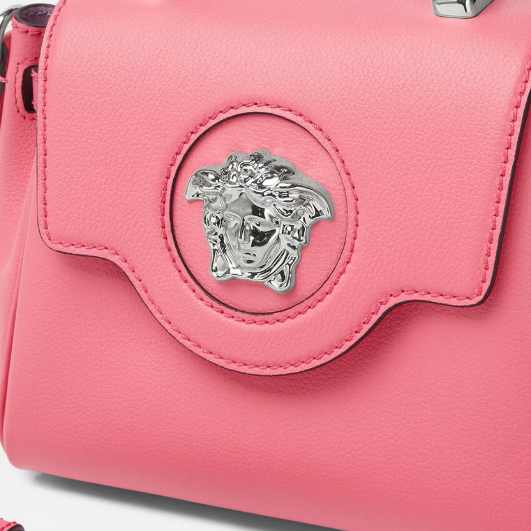 La Medusa Small Bag in Pink Handbags VERSACE - LOLAMIR