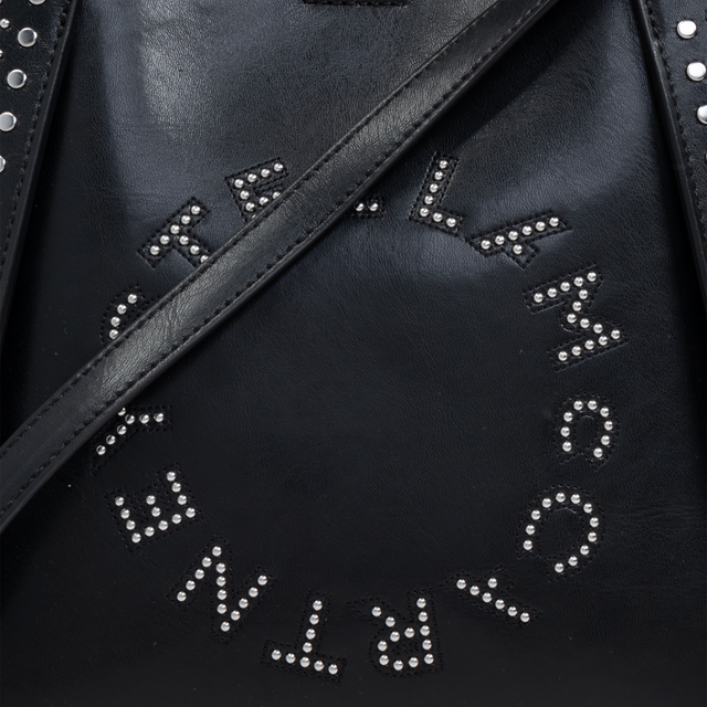 Logo Studded Alter Shoulder Bag