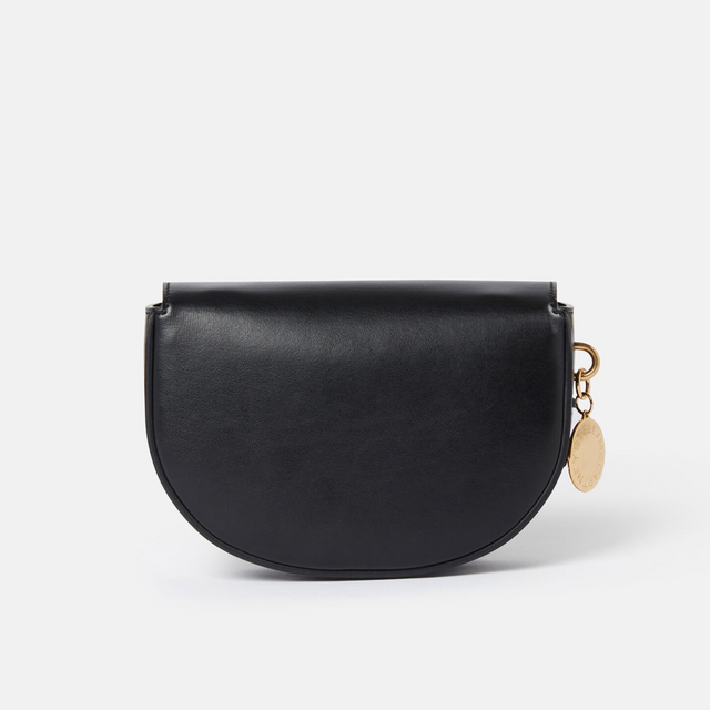 Frayme Whipstitch Small Shoulder Bag in Black