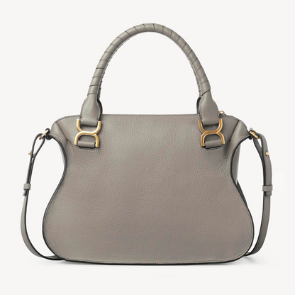 Marcie Large Double Carry Bag in Cashmere Grey Handbags CHLOE - LOLAMIR
