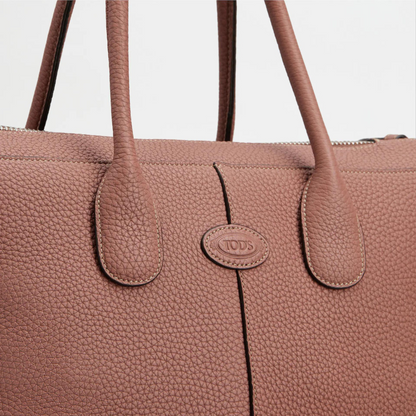 Di Bag in Leather Medium in Light Brown Handbags TOD'S - LOLAMIR