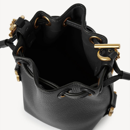 Marcie Micro Bucket in Black Handbags CHLOE - LOLAMIR
