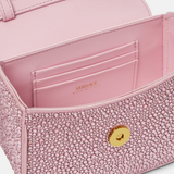 Crystal La Medusa Mini Bag in Pink Handbags VERSACE - LOLAMIR