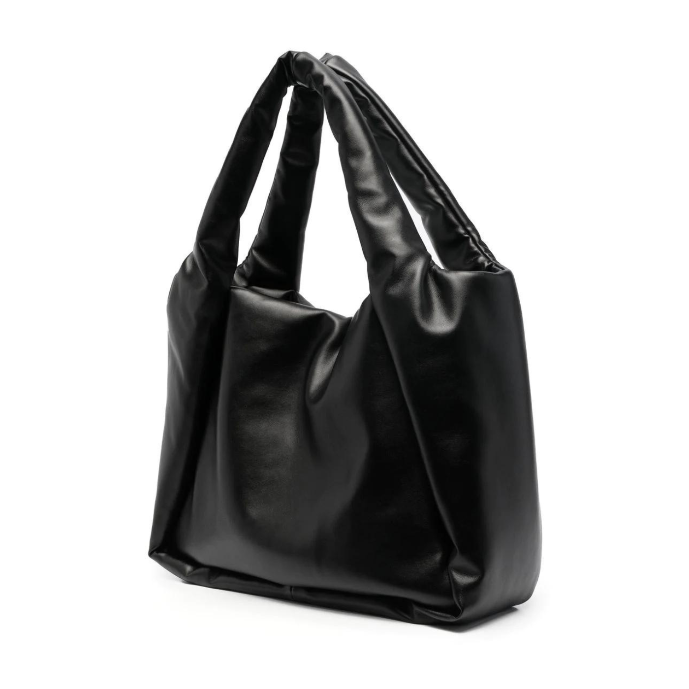 Stella Logo Puffer Shoulder Bag in Black Handbags STELLA MCCARTNEY - LOLAMIR