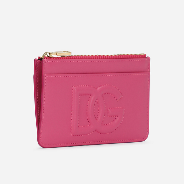 DG Logo Medium Card Holder in Pink