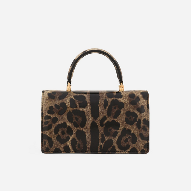 DG Girls Mini Top Handle Bag in Animal Print