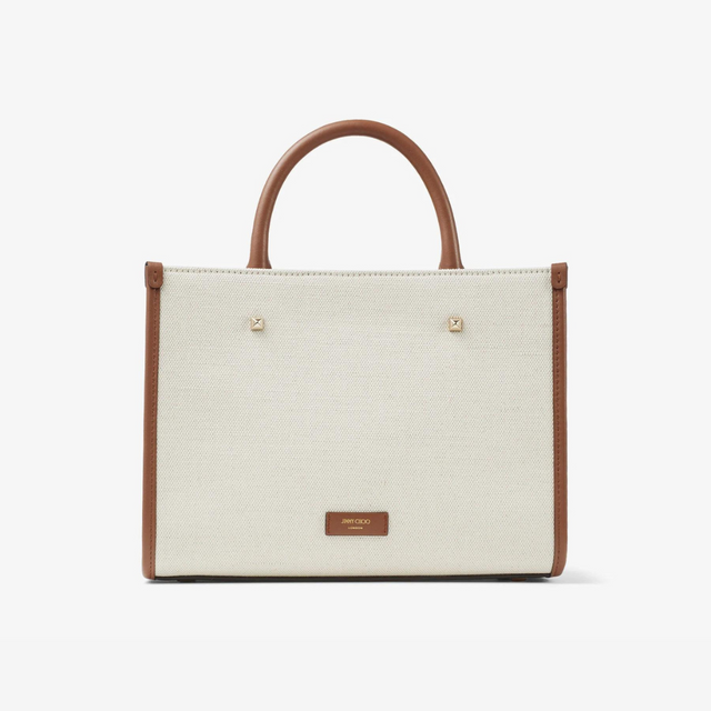 Avenue S Tote Bag in Natural/Tan Handbags JIMMY CHOO - LOLAMIR