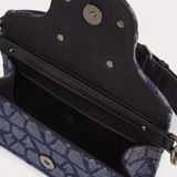 Locò Mini Toile Iconographe Shoulder Bag in Denim