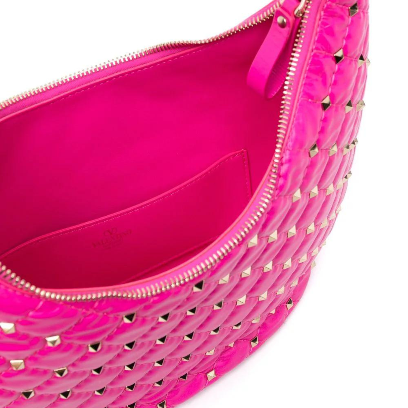 Rockstud Spike Tote Bag In Pink PP Handbags VALENTINO - LOLAMIR