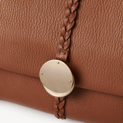 Penelope Medium Soft Shoulder Bag in Caramel Handbags CHLOE - LOLAMIR