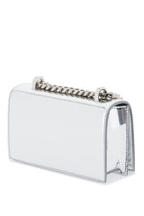 The Jewelled Mini Satchel bag in Silver