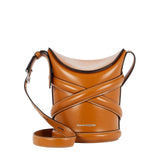 The Curve Bucket in Tan Handbags ALEXANDER MCQUEEN - LOLAMIR