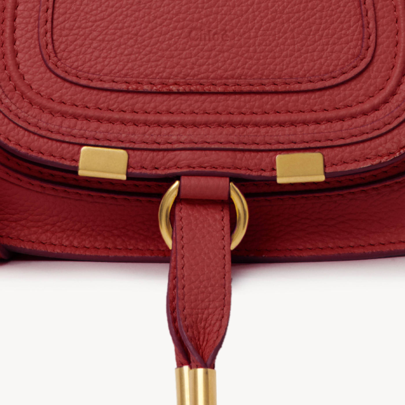 Marcie Mini Double Carry Bag in Red Handbags CHLOE - LOLAMIR