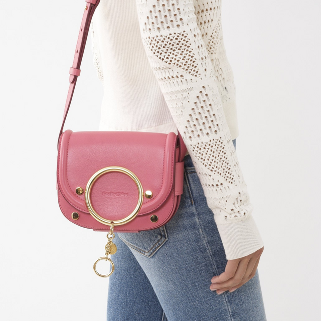 Mara Small Crossbody Bag in Softy Cherry