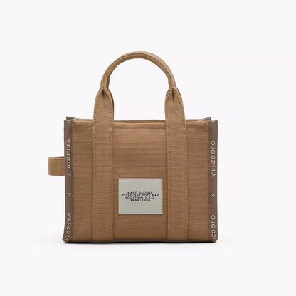 The Jacquard Small Tote Bag in Camel Handbags MARC JACOBS - LOLAMIR