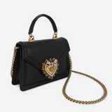 Devotion Small Top Handle Bag in Black Handbags DOLCE & GABBANA - LOLAMIR