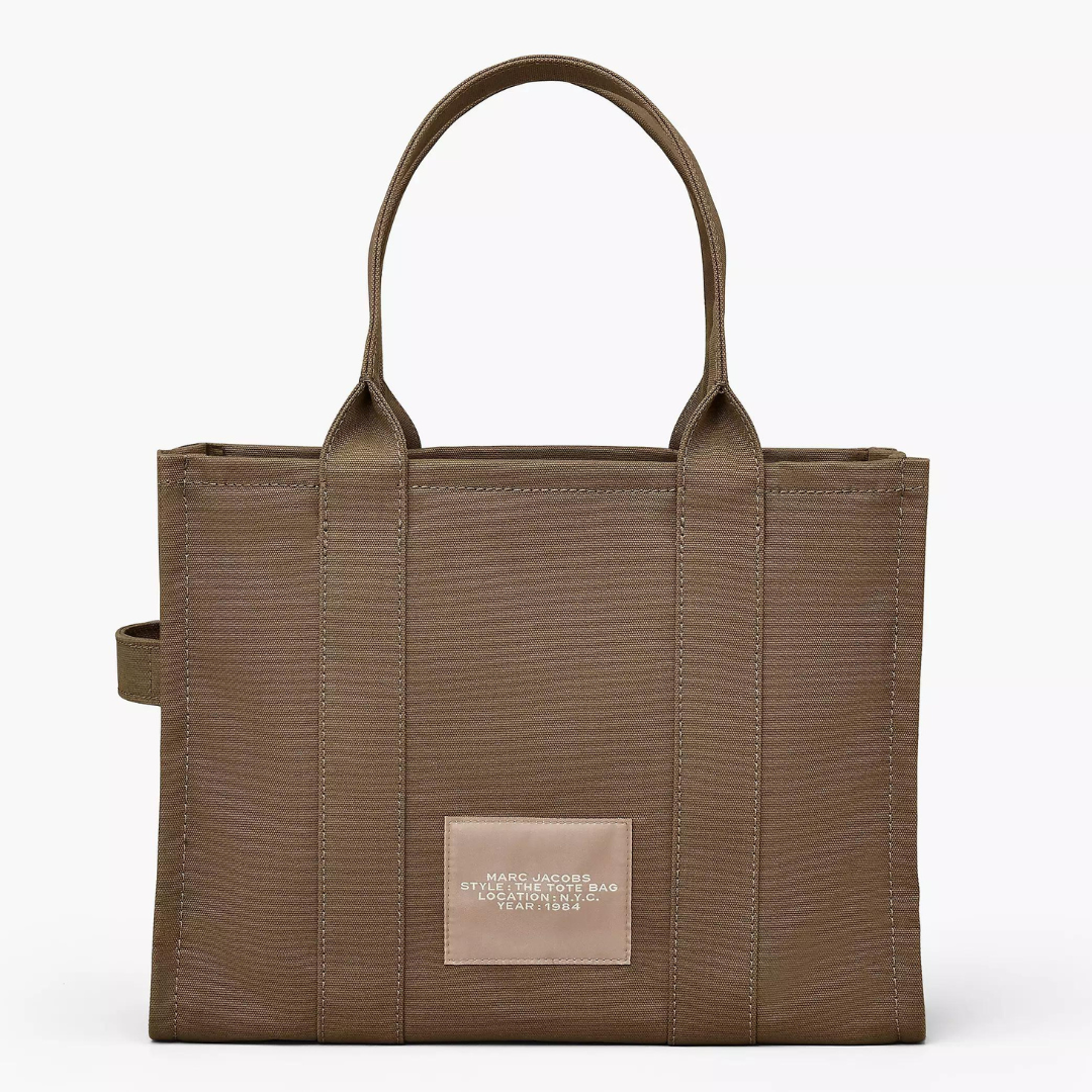 The Canvas Large Tote Bag in Slate Green Handbags MARC JACOBS - LOLAMIR