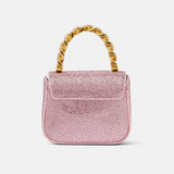 Crystal La Medusa Mini Bag in Pink Handbags VERSACE - LOLAMIR