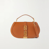 Greca Goddess Top Handle Bag in Brown Handbags VERSACE - LOLAMIR