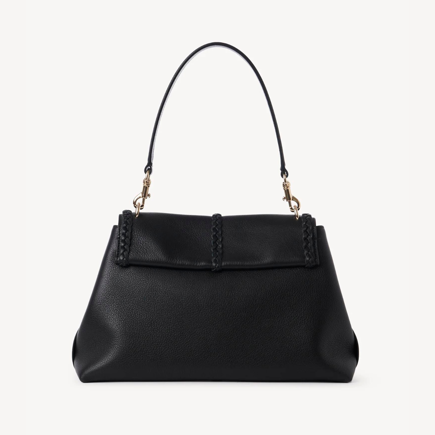 Penelope Medium Soft Shoulder Bag in Black Handbags CHLOE - LOLAMIR