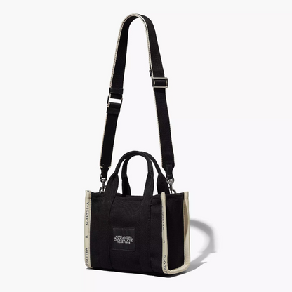 The Jacquard Small Tote Bag in Black Handbags MARC JACOBS - LOLAMIR