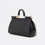 Sicily Elongated Small Handbag in Black