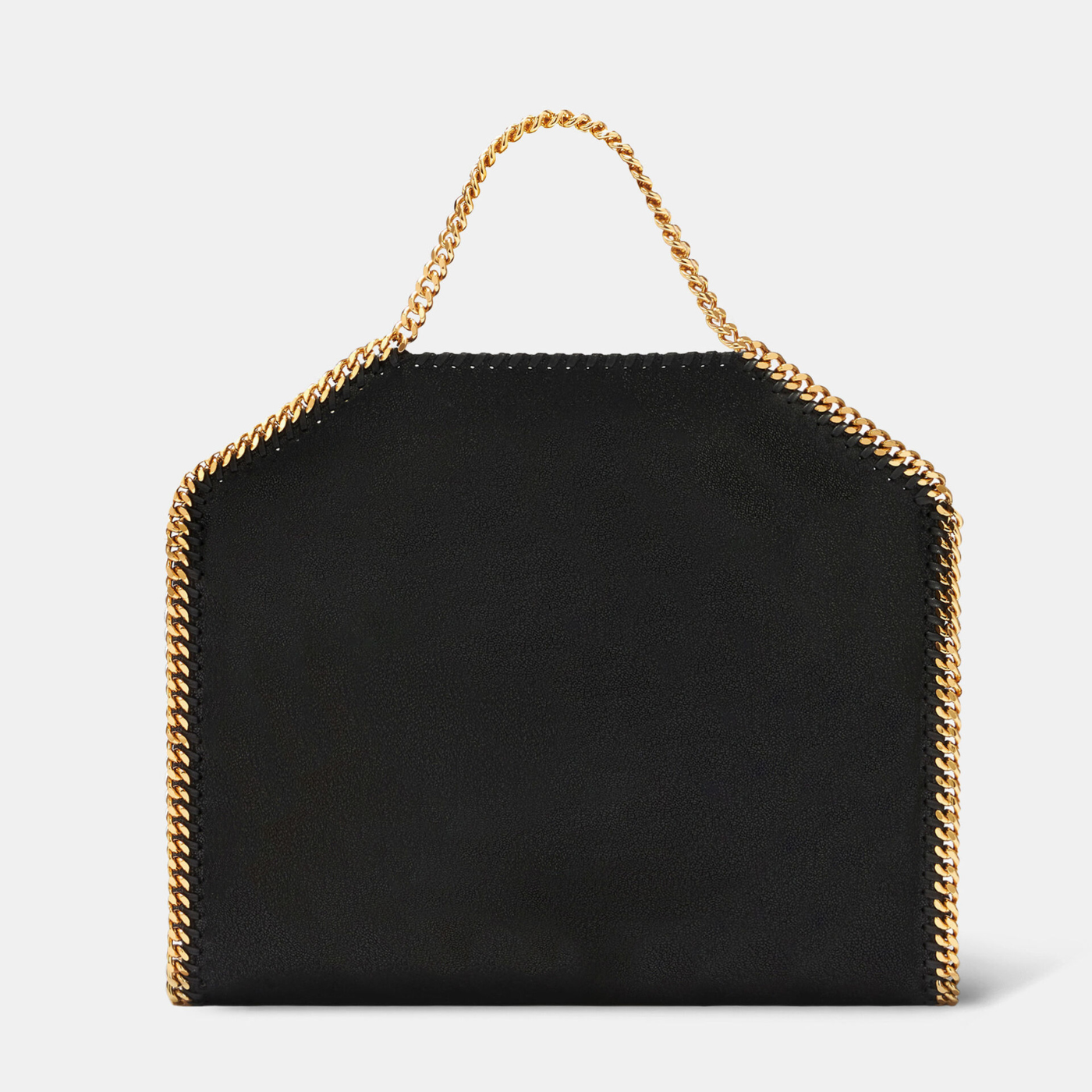 Falabella Fold-Over Tote in Black/Gold Handbags STELLA MCCARTNEY - LOLAMIR