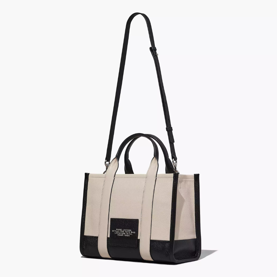 The Colorblock Leather Medium Tote Bag Handbags MARC JACOBS - LOLAMIR