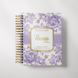 Light Marigolds | Weekly Spiral Planner |  Custom Start Month |Violet