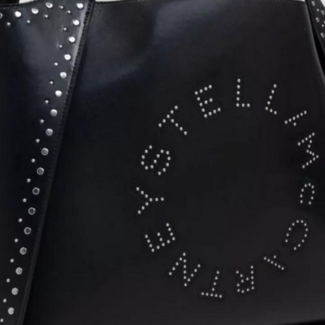 Logo Studded Alter Top handle Tote Bag