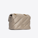 Baby Love Bag Puff Maxi Quilt in Walnut Handbags PINKO - LOLAMIR