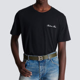 B-Logo Reversible Belt in Black/Olive