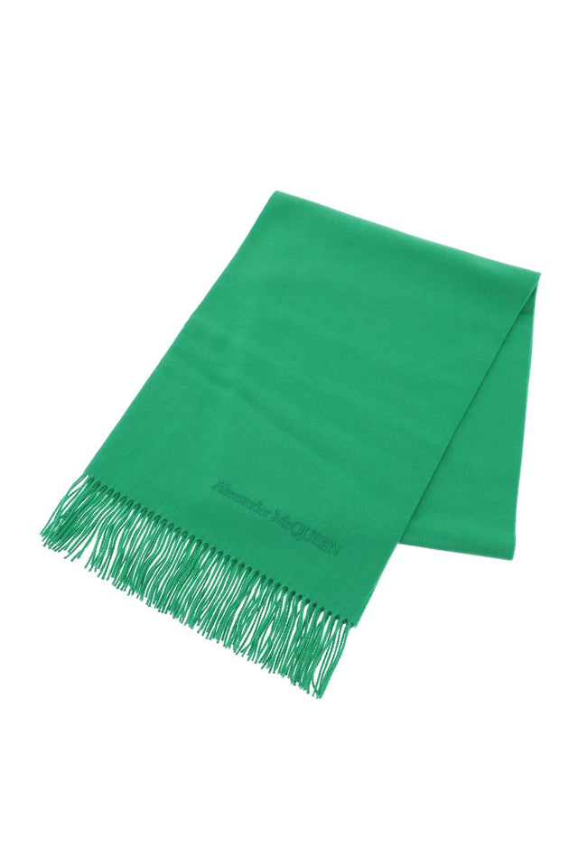 Cashmere Scarf With Embroidery