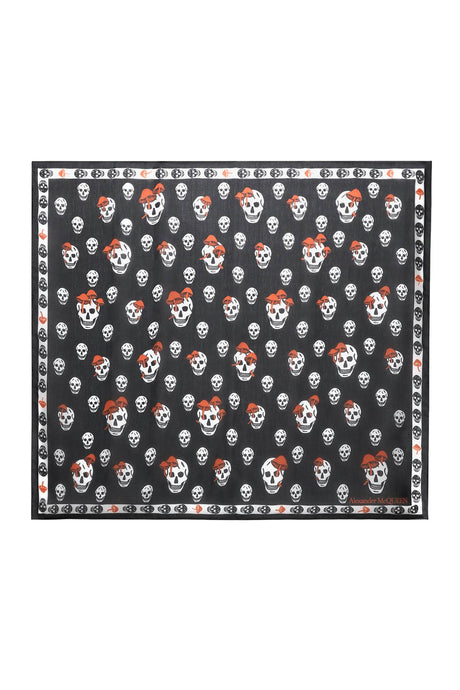 Alexander mcqueen mushrooms skull scarf Scarf Alexander Mcqueen - LOLAMIR