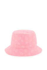 McQueen Skull Bucket Hat in Pink