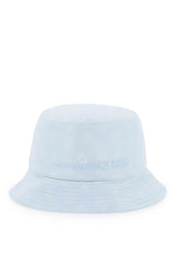 McQueen Skull Bucket Hat in Light Blue