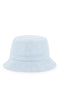 McQueen Skull Bucket Hat in Light Blue