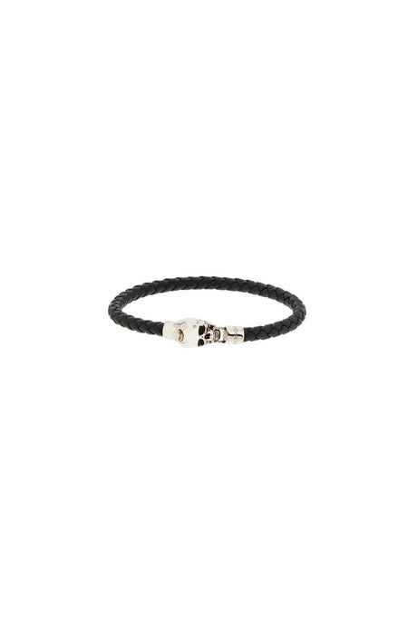 Alexander mcqueen skull braided leather bracelet Jewelry Alexander Mcqueen - LOLAMIR