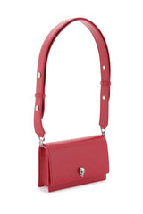 The Biker Small Skull Bag in Smooth Red