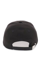 Varsity Skull Baseball Cap in Black
